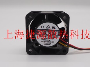 12V 3线 109P0412G3D083 0.31A 散热风扇 日本SANYO 4028
