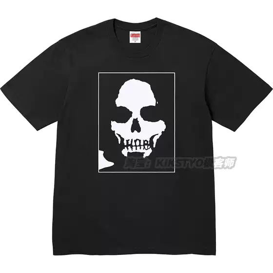 Number (N)Ine Manson Skull Print Pure Cotton Street Hip-Hop Loose Short-Sleeved T-Shirt Unisex