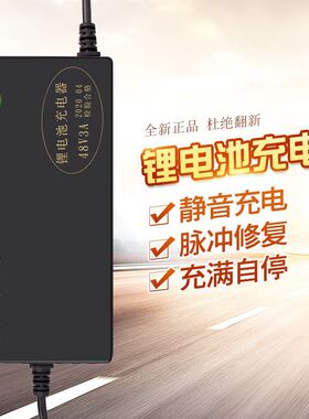 天昀电动车充电器60V2A3A67.2V48V72V84V电车锂离子锂电池充电器