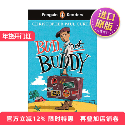 英文原版 Penguin Readers Level 4 Bud Not Buddy ELT Graded Reader 企鹅分级阅读4级 我叫巴德 不叫巴弟 进口英语原版书籍