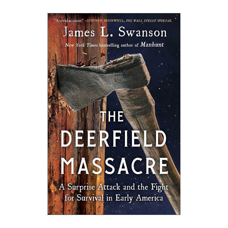 英文原版 Deerfield Massacre 迪尔菲尔德惨案 早期美国的一次突袭和生存之战 英文版 进口英语原版书籍