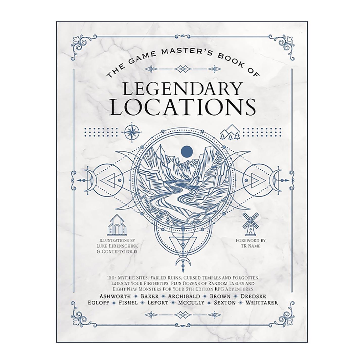 英文原版 The Game Master’s Book of Legendary Locations 游戏大师 传奇之地宝典 精装 英文版 进口英语原版书籍