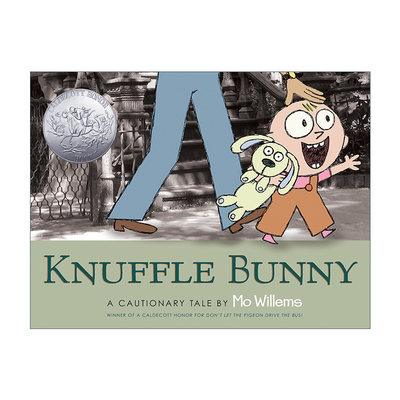 英文原版 Knuffle Bunny A Cautionary Tale 古纳什小兔 出了乱子怎么办 凯迪克银奖绘本 精装 莫威廉斯 Mo Willems 进口英语书籍