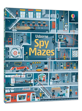 英文原版 Spy Mazes 侦探迷宫活动书 英文版 进口英语原版书籍