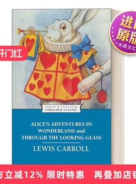 英文原版 Alice's Adventures in Wonderland and Through the Looking-Glass 爱丽斯镜中奇遇记 Enriched Classics系列 英文版