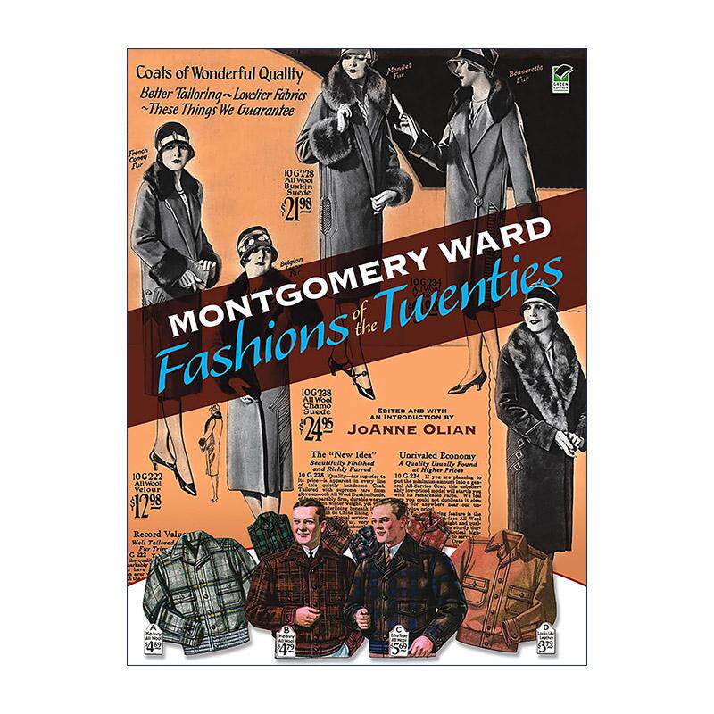 英文原版 Montgomery Ward Fashions of the Twenties 蒙哥马利沃德百货公司 20世纪的时尚 服装设计历史 JoAnne Olian 英文版
