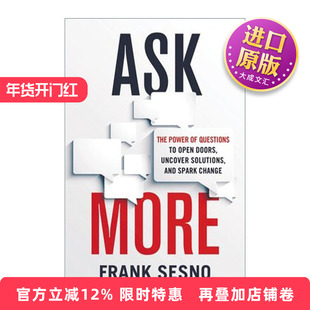 英文原版 Ask More 提问的力量 平装 英文版 进口英语原版书籍