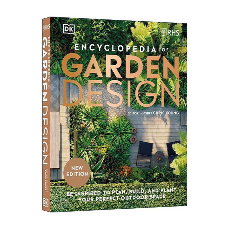 英文原版 DK RHS Encyclopedia of Garden Design 英国皇家园艺学会花园设计百科全书精装 英文版 进口英语原版书籍