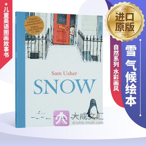 Snow 英文原版 雪 气候绘本 儿童英语图画故事书 自然系列 水彩画风 Sam Usher