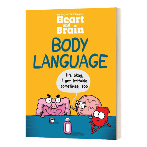 英文原版 Heart and Brain Body Language An Awkward Yeti Collection 我身体里的恶作剧 天生不动派 英文版 进口英语原版书籍