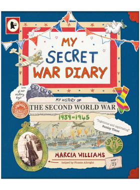 英文原版 My Secret War Diary by Flossie Albright 我的秘密战争日记 英文版 进口英语原版书籍