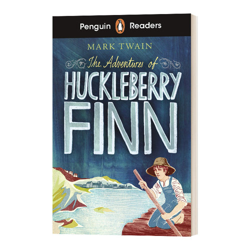 英文原版 Penguin Readers Level 2 The Adventures of Huckleberry Finn 企鹅小说分级读物2级 哈克贝利 芬历险记 英文版儿童图书