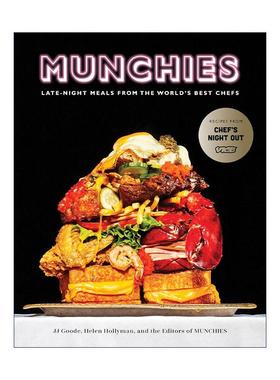 英文原版 Munchies 小吃 世界厨师们的夜宵美食食谱 泰国原味菜作者JJ Goode 精装 英文版 进口英语原版书籍