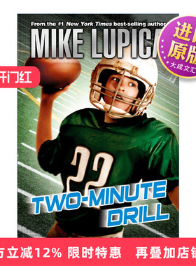英文原版 Two-Minute Drill Comeback Kids 01 东山再起系列1 2分钟快速推进 儿童棒球运动小说 Mike Lupica 进口英语原版书籍