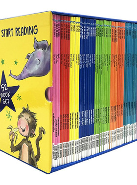 英文原版 Hachette Start Reading 52册 绘本 Start Reading 52 Copy Slipcase 儿童启蒙分级读物 52册 英文版 进口英语原版书籍