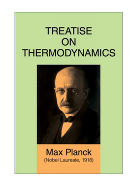 英文原版 Treatise on Thermodynamics 关于热力学的论文 Max Planck 英文版 进口英语原版书籍