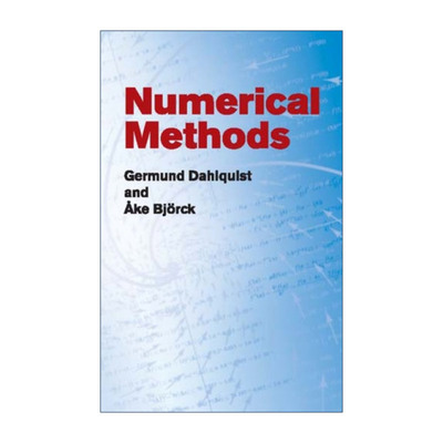 英文原版 Numerical Methods 数值计算方法 分析 Germund Dahlquist达尔奎斯特 英文版 进口英语原版书籍