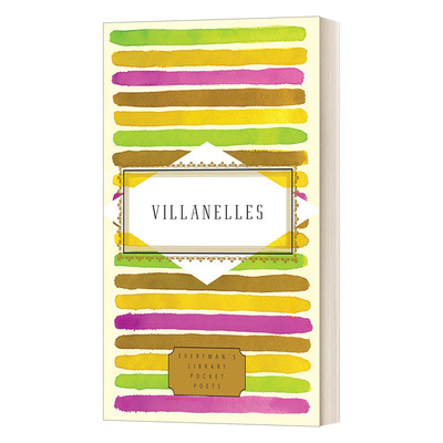 英文原版 Villanelles 十九行二韵体诗 Annie Finch 人人图书馆口袋诗人系列 精装 英文版 进口英语原版书籍