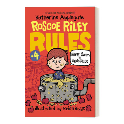 英文原版 Roscoe Riley Rules #4 Never Swim in Applesauce 罗斯科莱利规则4 英文版 章节桥梁书 进口英语原版书籍