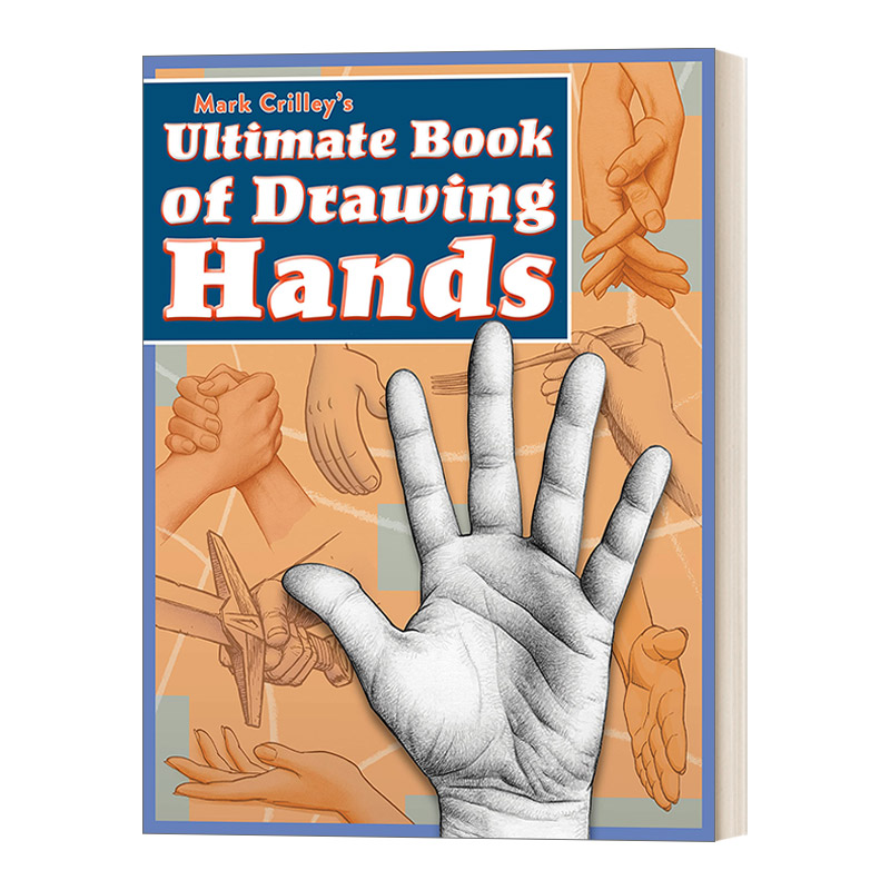英文原版 Mark Crilley's Ultimate Book of Drawing Hands 手部漫画绘制终极指南 美国著名漫画家Mark Crilley 英文版 进口书籍