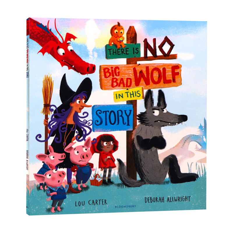 英文原版绘本 There is No Big Bad Wolf in this Story没有大灰狼的故事英文版进口英语原版书籍儿童图书