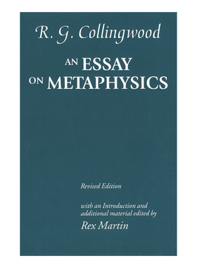英文原版 An Essay on Metaphysics 形而上学论 柯林武德 英文版 进口英语原版书籍