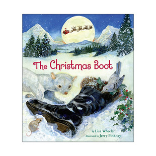 英文原版 The Christmas Boot 圣诞靴 儿童精装绘本 6次凯迪克奖得主Jerry Pinkney杰里·平克尼插画 英文版 进口英语原版书籍