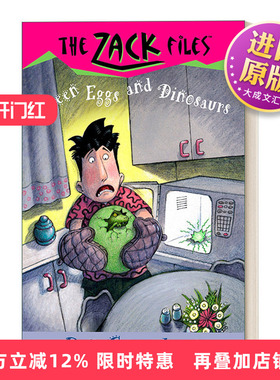 英文原版 The Zack Files 23 Greenish Eggs and Dinosaurs 札克档案系列23 儿童冒险章节桥梁书 Dan Greenburg 进口英语原版书籍