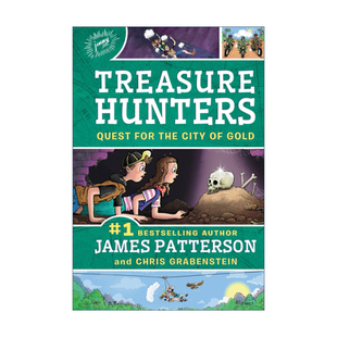 英文原版 Treasure Hunters #5 Quest for the City of Gold 夺宝奇兵#5 精装 英文版 进口英语原版书籍