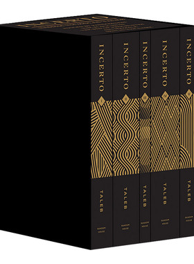 英文原版 Incerto 5-Book Deluxe Hc Edition Boxed Set Incerto 精装豪华版5册套装 英文版 进口英语原版书籍