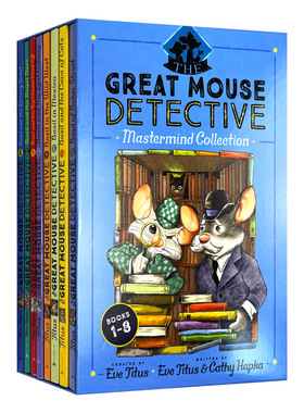 英文原版 The Great Mouse Detective Mastermind Collection Books 1-8 神探妙鼠妙妙探8册 英文版 进口英语原版书籍儿童图书
