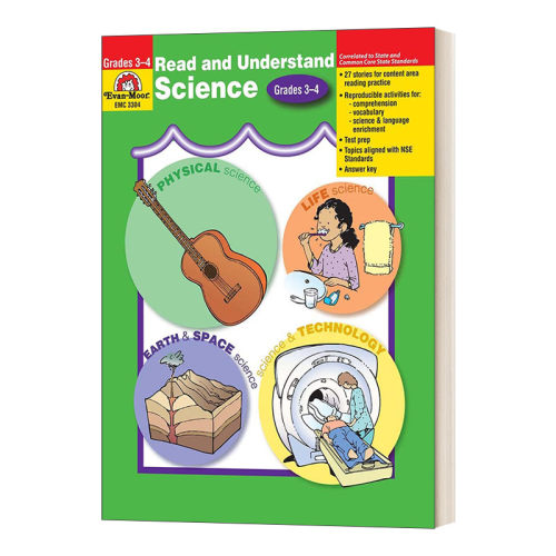 英文原版 Read & Understand Sicence Grade 3-4 阅读与理解系列 科学 三四年级 英文版 进口英语原版书籍儿童图书