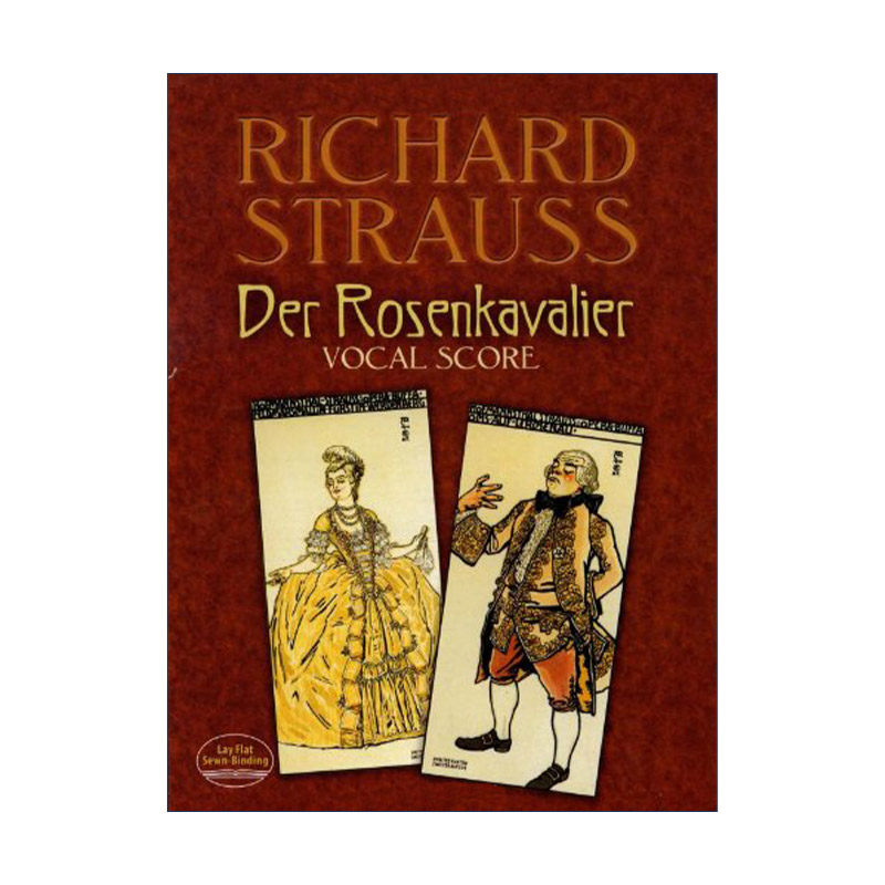 英文原版 Der Rosenkavalier Vocal Score 理查德·施特劳斯歌剧玫瑰骑士声乐谱 Richard Strauss 英文版 进口英语原版书籍