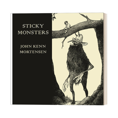 英文原版 Sticky Monsters 黏糊的怪物 丹麦插画师John Kenn Mortensen怪物绘本 精装 英文版 进口英语原版书籍