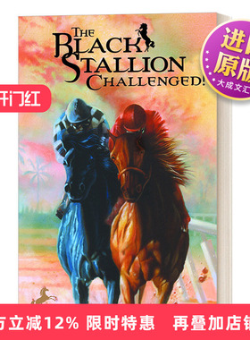 英文原版 The Black Stallion Challenged 黑神驹系列 黑神驹受挑战 Walter Farley 青少年骑马动作冒险小说 英文版 进口英语书籍