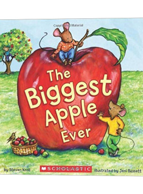 英文原版 The Biggest Apple Ever 史上最大的苹果 儿童绘本 Steven Kroll 英文版 进口英语原版书籍