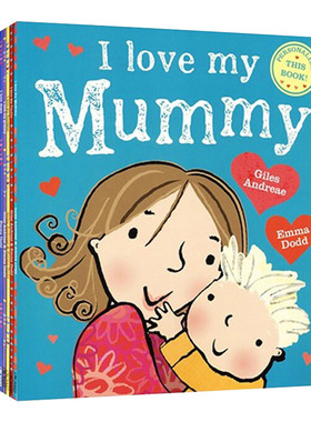 I Love My Daddy Mummy Grandad Granny Birthday Dinosaur 我爱系列故事绘本 睡前读物 长颈鹿不会跳舞作者 英文原版进口儿童图书