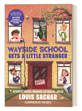 英文原版 Wayside School Gets a Little Stranger 歪歪路小学3 新来的代课老师 英文版 进口英语原版书籍