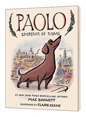 英文原版 Paolo  Emperor of Rome 罗马皇帝保罗 凯迪克奖得主Mac Barnett 迪士尼插画师 精装绘本 英文版 进口英语原版书籍