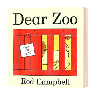 Dear Zoo 英文原版绘本 亲爱的动物园 立体书 儿童英语启蒙读物 Rod Campbell 英文版进口原版书籍