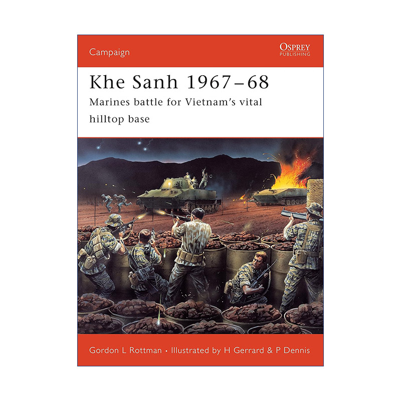 英文原版 Khe Sanh 1967–68 越南1967-1968溪山战役 战争历史系列 英文版 进口英语原版书籍 书籍/杂志/报纸 人文社科类原版书 原图主图