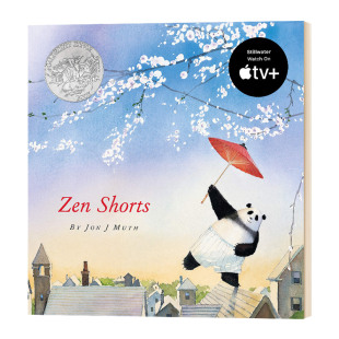 英文原版 绘本 英文版 禅 进口英语书籍儿童图书 2006年凯迪克银奖 故事 Shorts 精装 Zen