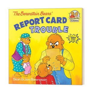 英文原版绘本 The Berenstain Bears' Report Card Trouble 贝贝熊的成绩单问题 儿童英语启蒙认知亲子绘本 英文版 进口英语书籍