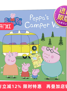 英文原版 Peppa Pig  Peppa's Camper Van 小猪佩奇的露营车 英文版 进口英语原版书籍儿童图书