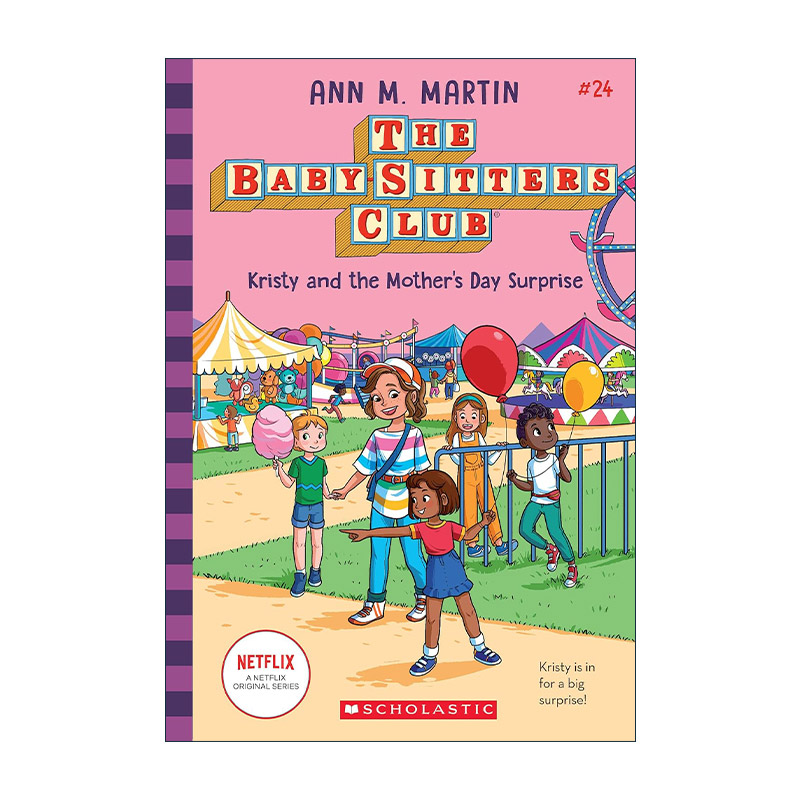 英文原版 The Baby-sitters Club 24 Kristy and the Mother's Day Surprise 保姆俱乐部小说24 英文版 进口英语原版书籍 - 封面