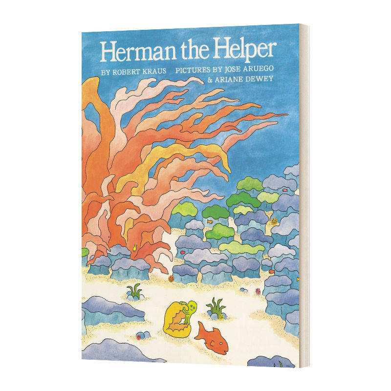 英文原版绘本 Herman The Helper 赫尔曼的助手 儿童读物 英文版 进口英语原版书籍