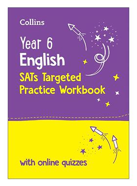 英文原版 Collins Year 6 English SATS Targeted Practice Workbook 柯林斯英国小学六年级英语练习册 第二版 进口英语原版书籍
