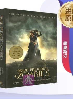 Pride and Prejudice and Zombies 英文原版 傲慢与偏见与僵尸 简奥斯汀 僵尸恐怖幽默题材小说 英语书籍