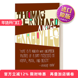 英文原版小说 Gargoyles A Novel Vintage International 石像 Thomas Bernhard托马斯·贝恩哈德 英文版 进口英语原版书籍