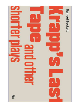 英文原版 Krapp's Last Tape and Other Dramatic Pieces 克拉普最后的录音带和其他戏剧作品 Samuel Beckett塞缪尔·贝克特